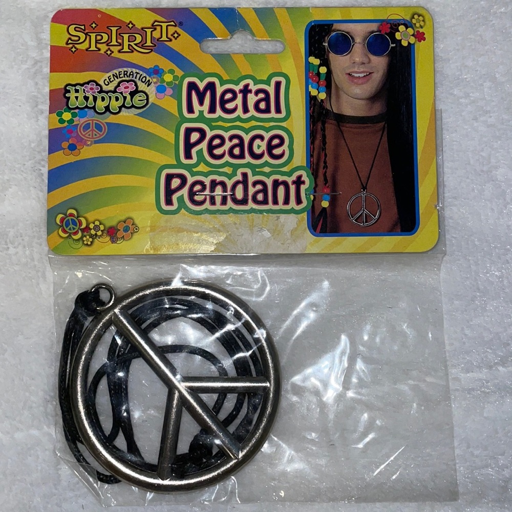 Metal Peace Pendant
